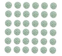 JUMPLAWN Difusor Absorción de Aceite Esencial para Coche y Hogar de Aroma de Roca Volcánica 39 Perlas Aromáticas y Ambiente Relajante en Color Verde Claro
