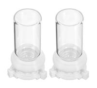 JUMPLAWN Dispensador de Agua para Insectos de 2 Piezas Taza para Beber y Comedero Compacto para Pequeños Invertebrados