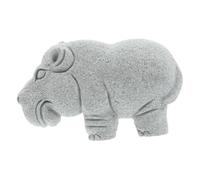 JUMPLAWN Estatua De Hipopótamo De Piedra para Decoración De Acuarios Adorno Lindo para Peceras Figurita Creativa Accesorio para Paisajismo De Acuario Decoración De Paisaje