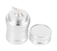 JUMPLAWN Estufa de Alcohol Portátil Mini Lámpara Quemador de Aluminio para Calentador de Alcohol Pequeña Estufa para Senderismo Herramienta de Calentamiento para Exteriores