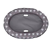 JUMPLAWN Flotador Inflable para Perros pequeños - 37,8 x 25,6 Pulgadas, balsa Inflable para Perros para Nadar - Soporte Estable, Juguete de Verano para, Accesorio para Piscina, Lago, Camping y Playa
