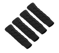 JUMPLAWN Funda de Silicona para Agarre de Raqueta de Pickleball 4 Piezas, Protector Antideslizante Diseño Panal Hexagonal, Resistente al Sudor y Transpirable, Cubierta Elástica