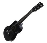 JUMPLAWN Guitarra de Juguete de Madera para Niñas Instrumento Musical Educativo para Principiantes Cómoda y Colorida para Práctica