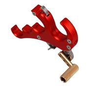 JUMPLAWN Herramienta Metálica de Agarre de Cuatro Dedos Roja para Tiro al Aire Libre, Accesorio de Cruceta para Estabilizadores, Práctica y Camping, Accesorio de Tiro Resistente