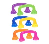 JUMPLAWN Juego De 6 Teléfonos Móviles para Niños, Ideal para Aprender A Leer, Escuchar Sonidos Y Hablar, para Niños Y Adultos.
