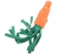 JUMPLAWN Juguete para Perros Limpiador de Dientes con Diseño de Zanahoria Interactiva para Mascotas Resistentes Mordida y Entrenamiento de Forrajeo