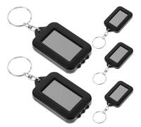 JUMPLAWN Linterna LED Recargable Solar Mini Portátil Llavero 5 Piezas, Luz Brillante Carga Solar para Camping, Senderismo y Emergencias, Linterna Pequeña Práctica y Compacta