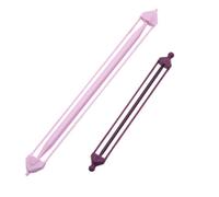 JUMPLAWN Marcador de Seguridad en Abs Púrpura para Agujas de Tejer Tipo E Sujetadores de Puntadas para Crochet y Tejido de Punto, Adecuado para Bufandas y Quilts
