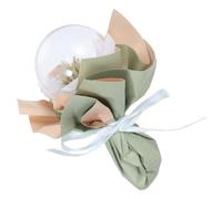 JUMPLAWN Mini Ramo en Miniatura de Flores Secas Artificiales para Decoración de Casas de Muñecas, Portátil, sin Desvanecerse, Hecho de Papel y Plástico