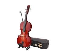 JUMPLAWN Mini Violín Decorativo Arco y Estuche Accesorio para Fotografía y Decoración de Escritorio para Amantes