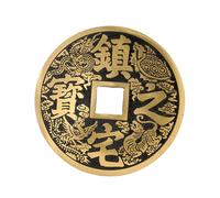 JUMPLAWN Moneda Fortuna Colgante De Diseño Único Adorno De Estilo Chino Decoración Feng Shui Accesorio Coleccionable De Buena Suerte y Prosperidad