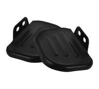 JUMPLAWN Pedales Traseros para Bicicleta Eléctrica de Aleación de Aluminio Negros, Reposapiés Antideslizantes Compatibles Mayoría de Bicicletas Eléctricas, Adecuado para Asiento Trasero