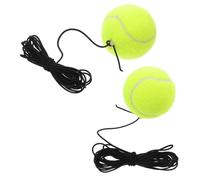 JUMPLAWN Pelota de Entrenamiento de Tenis y Rebote con Cuerda Elástica | Fibra Química, Práctica Portátil para Principiantes, Uso en Jardín y Calentamiento, Mejora Reacción