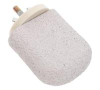 JUMPLAWN Percha para Loros y Periquitos de Pómez Natural, Accesorio para Jaula de Pájaros Que Alivia el Aburrimiento y Permite Ejercicio al Ave