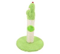 JUMPLAWN Poste Rascador para Gatos en Felpa Forma de Cactus Material Amigable Piel y Fácil de Limpiar, Adecuado para Gatitos y Uso Diario en Interiores