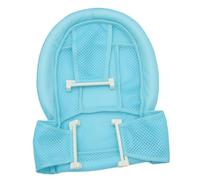 JUMPLAWN Red para Apoyo de Cabeza y Cuello Color Aleatorio en Poliéster Azul, Malla Ergonómica con Botón Baño Manos Libres Seguro de Soporte para Asiento de Baño para Ñiño