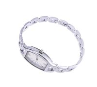 JUMPLAWN Reloj de Cuarzo y Color Plata Elegante y Sencillo para Mujer Esfera Clara Diseño Noble y Resistente en San Valentín Adecuado para Obsequio