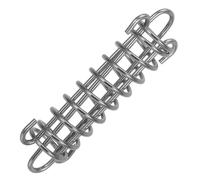 JUMPLAWN Resorte de Correa para Perros Grandes Amortiguador de Impacto y Alta Resistencia, Tensor Metálico de Acero Inoxidable 304, Adecuado para Senderismo y Entrenamiento al Aire Libre