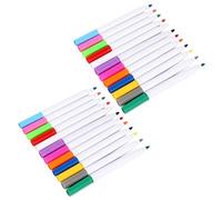 JUMPLAWN Rotuladores de Tiza Líquida Neón Colores Vibrantes Visibles desde Lejos 24 Piezas Borrables Reutilizables para Pizarras de Acrílico y Vidrio para Menús de Restaurantes