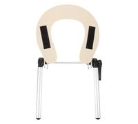 JUMPLAWN Soporte para Reposacabezas de Mesa de Masaje, Reposacabezas para Cama de Belleza, Aleación de Aluminio Beige, Portátil, Ajuste de Cabeza, para Silla de Masaje Portátil