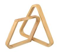 JUMPLAWN Soporte Triangular para Bolas de Billar 2 Piezas Triángulo de Madera Maciza Pequeño y Grueso Accesorio para Mesa de Billar de 9 Bolas para Uso Doméstico y Profesional
