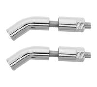 JUMPLAWN Soportes de Extensión para Espejo Retrovisor de Motocicleta 8 Mm Metal Resistente Antióxido, Par de Barras para Manillar Compatibles Motos y Scooters, Accesorios de Ciclismo