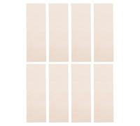 JUMPLAWN Tablero de madera artesanal rectangular sin terminar, 8 piezas, portátil y resistente, para dibujo y proyectos de arte DIY, decoración del hogar