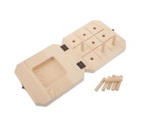 JUMPLAWN Tablero Sensorial Montessori De Madera para Años Educativo De Entrenamiento Sensorial Y Coordinación Motriz con Balance para Preescolar Y Jardín De Infancia