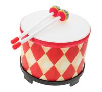 JUMPLAWN Tambor de Mano Infantil de Madera Instrumento de Percusión Educativo para Actividades Casa Escuela o Guardería
