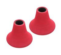 JUMPLAWN Tapas para Portacañas de Eva Acolchadas 2 Piezas, Soporte Antideslizante para Culata de Caña de Pescar Grande Roja, Protección contra Corrosión para Pesca en Alta Mar