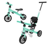 JumPop® Triciclo Evolutivo 5 en 1 + Timbre con Pegatinas y Vídeo Montaje QR incluído | Triciclo Bebe 1 Año a 4/5 Años(Dependiendo del tamaño) con Complementos Divertidos