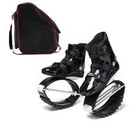 Jumps Botas Zapatos Bounce Moon con Bolsa de Almacenamiento, Zapatos para Saltar Canguro, Zapatos para Ejercicio, Botas Deportivas, Saltos, Mujeres, Hombres, Adultos, XX-L 42-44 EU (Color : Black+Whi