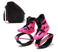 Jumps Botas Zapatos de Salto de Canguro con Bolsa de Almacenamiento, Botas para Correr antigravedad Unisex para Adultos, Zapatos de Salto de Fitness de Color Rosa (Color : Pink, Size : Large)