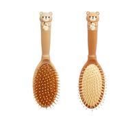 Jumuao 2 mini cepillos para el pelo, cepillo de viaje para mujeres y niñas, cepillo de pelo para cabello húmedo o seco, cepillo pequeño de viaje para desenredar (B)
