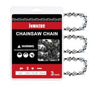 JUMUZHE Cadenas de motosierra para barra de motosierra de 20 pulgadas, paso LP de 3/8 pulgadas, calibre de 0.050 pulgadas, 72 eslabones de transmisión, se adapta a Husqvarna 455, Poulan, Stihl y más