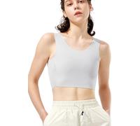 Jumwa Binder Trans FTM Binder Compresor Sin Costuras Ligero y Transpirable Chest Binder para Transgénero (GR,S)