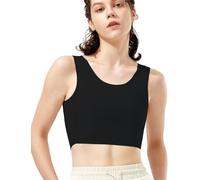 Jumwa Binder Trans FTM Binder Compresor Sin Costuras Ligero y Transpirable Chest Binder para Transgénero (B,3XL)