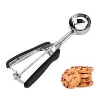 JUNADAEL J Cuchara para galletas de 1,5 cucharadas, 1,5 cucharadas de galletas para hornear, cuchara de helado, agarre cómodo, antideslizante, para galletas, bolas de melón, albóndigas, helados
