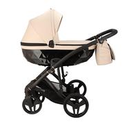 Junama Cochecito Diamond Classic 2en1 3en1 4en1 (02 - beige, 2en1 con adaptadores)