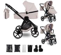Junama Cochecito Mami 2en1 3en1 4en1 (02 - beige, 2en1 con adaptadores)