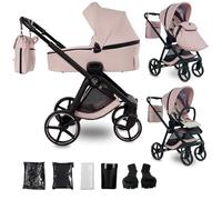Junama Cochecito Mami 2en1 3en1 4en1 (05 - rosa, 2en1 con adaptadores)
