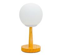 JUNCHENG1008 Lámpara de Mesa Lámpara de Mesa pequeña Madera Que Decora el Escritorio, la mesita Noche, Dormitorio, Estudio, luz Vidrio Lámpara de Noche