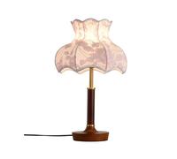 JUNCHENG1008 Lámpara de Mesa Lámpara de Mesa Retro for Dormitorio, lámpara Noche, Decorativa Estudio con Ambiente Floral Lámpara de Noche