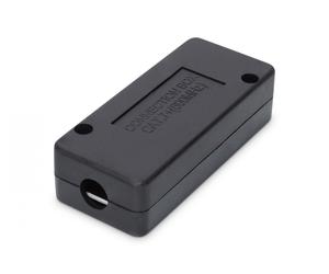 Junction Box CAT 7, 600 MHz, LSA strips for AWG 22-26, fully shielded,comp. design,26x35x80mm
