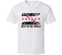 JUNDAO Cm Punk Best in The World Wrestling - Camiseta para hombre, blanco, XXL