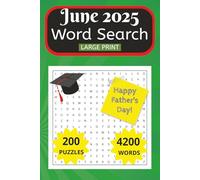 June 2025 Word Search: 200 Large Print Word Find Puzzles