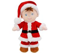 June Garden 14"""" Soft Dolly Santa - Stuffed Soft Baby Boy Doll for Birth and Up - Christmas Special Edition