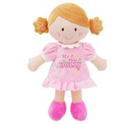 June Garden My First Doll Kaitlyn - Muñeca de peluche suave de 30,48 cm, color rosa
