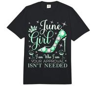June Girl Soy Quien Soy Tu aprobación no es necesaria Comfort Colors Adult Heavyweight T-Shirt