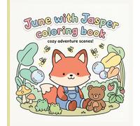 June with Jasper Coloring Book: Cozy Summer Adventures (A Year with Friends)